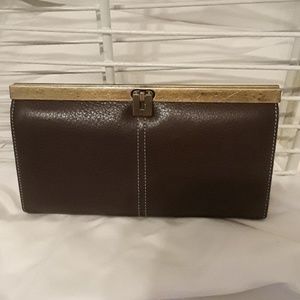 Nordstrom's brown leather wallet